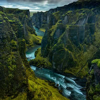 Fjaðrárgljúfur Canyon, Iceland