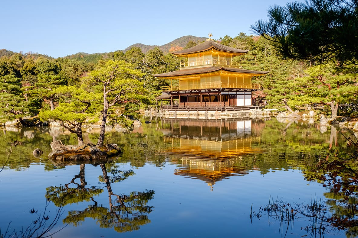 Golden Pavillon, Kinkaku-ji, Japan