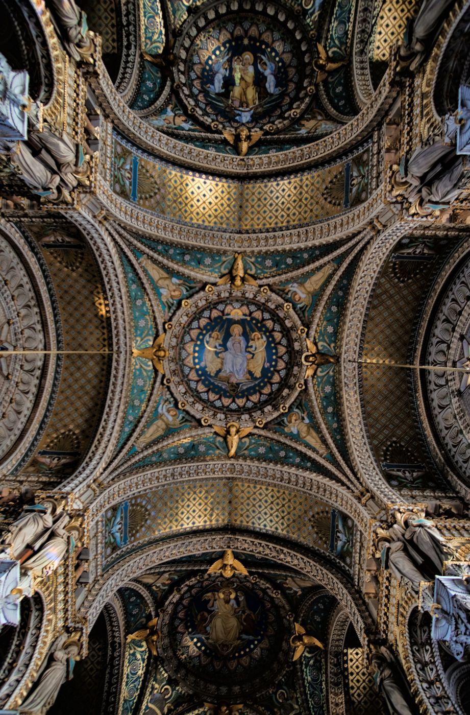 La Basilique Notre Dame de Fourvière, Lyon, France