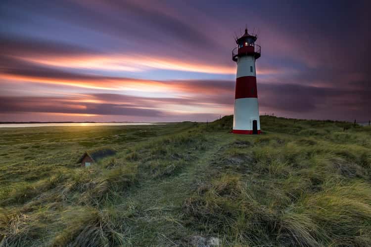 Lighthouse List in the morning light