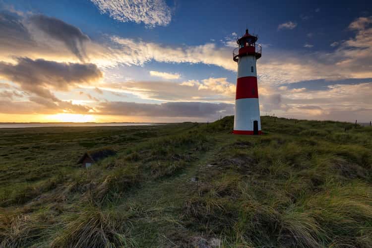 Lighthouse List in the morning light