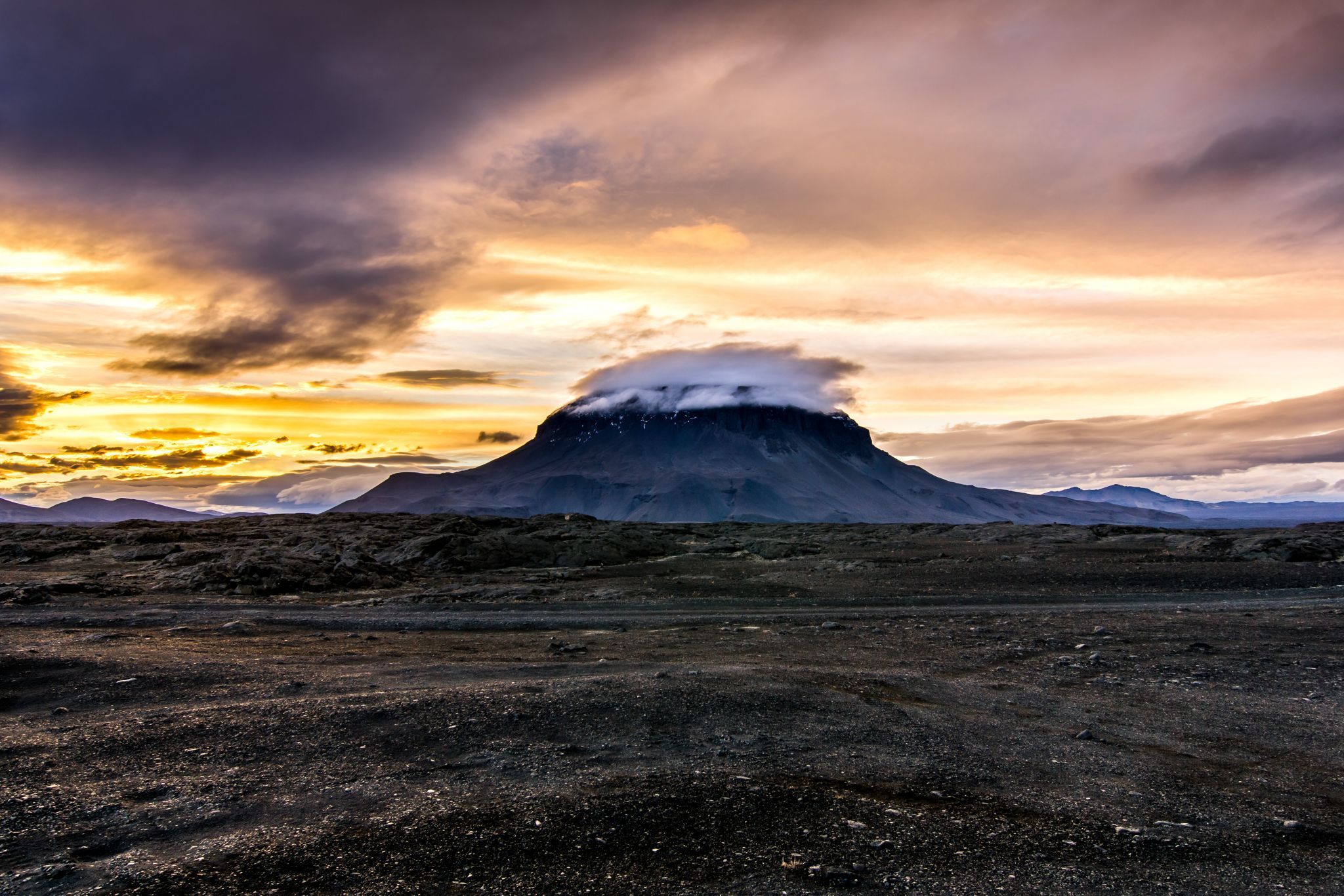 Mt. Herdubreid in Iceland, Iceland