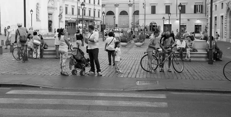 Piazza di S. Silvestro, Roma, Italy