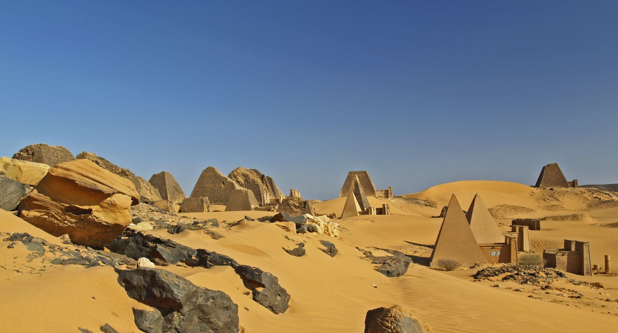 Pyramids of Meroe, Sudan