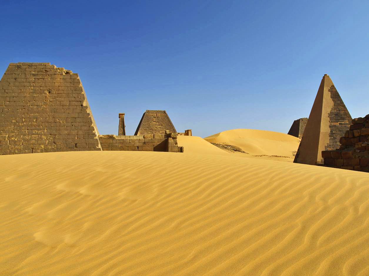 Pyramids of Meroe, Sudan