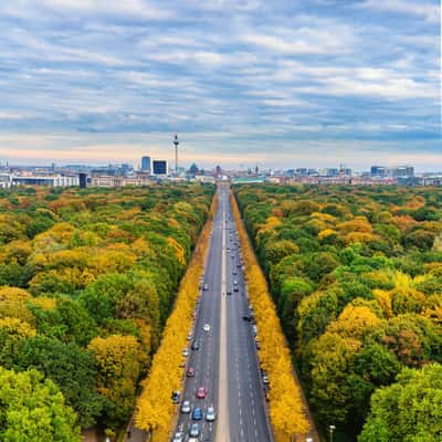 View from the Siegessäule, Berlin, Germany