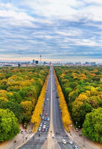 View from the Siegessäule, Berlin