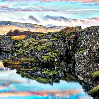 Tingvellir Lagoon, Iceland