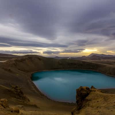 Viti explosion crater in Krafla, Iceland, Iceland