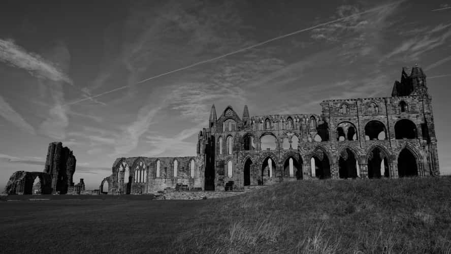 Whitby Abbey from the side