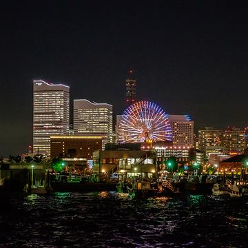 Yokohama harbor, Japan