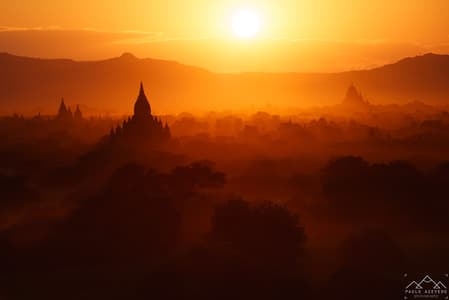 Bagan from Pyathada Temple