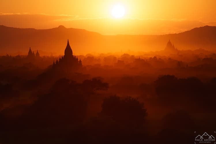 Bagan from Pyathada Temple