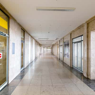 Empty floors of Tempelhof, Germany