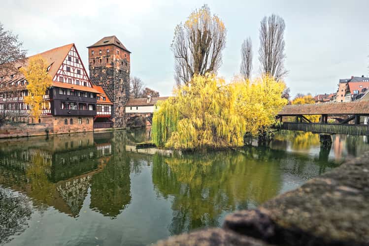 Old town and Henkersbrücke, Nuremberg