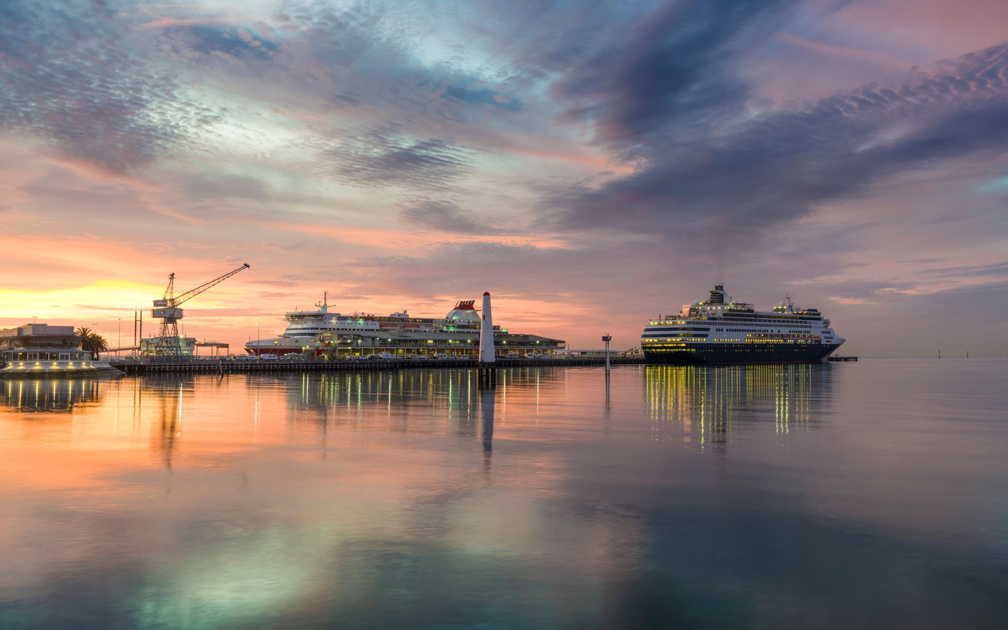 Station Pier, Hafen Melbourne Australien, Australia