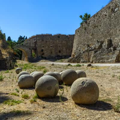 Rhodes city walls, Greece