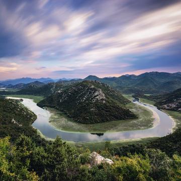 Rijeka Crnojevica River Bend, Skadar Lake, Montenegro