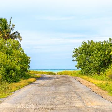 Road to the beach, Cuba