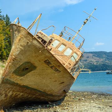 Rusty boat, Romania