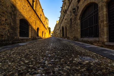 Street of knights, Rhodes, Greece