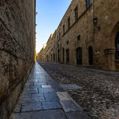 Street of knights, Rhodes, Greece, Greece