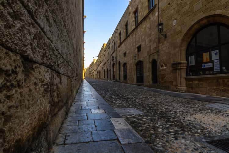 Street of knights, Rhodes, Greece