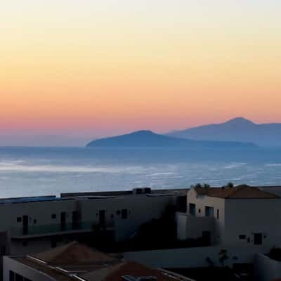 Sunrise on the mediterranean, Greece