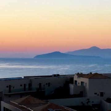 Sunrise on the mediterranean, Greece