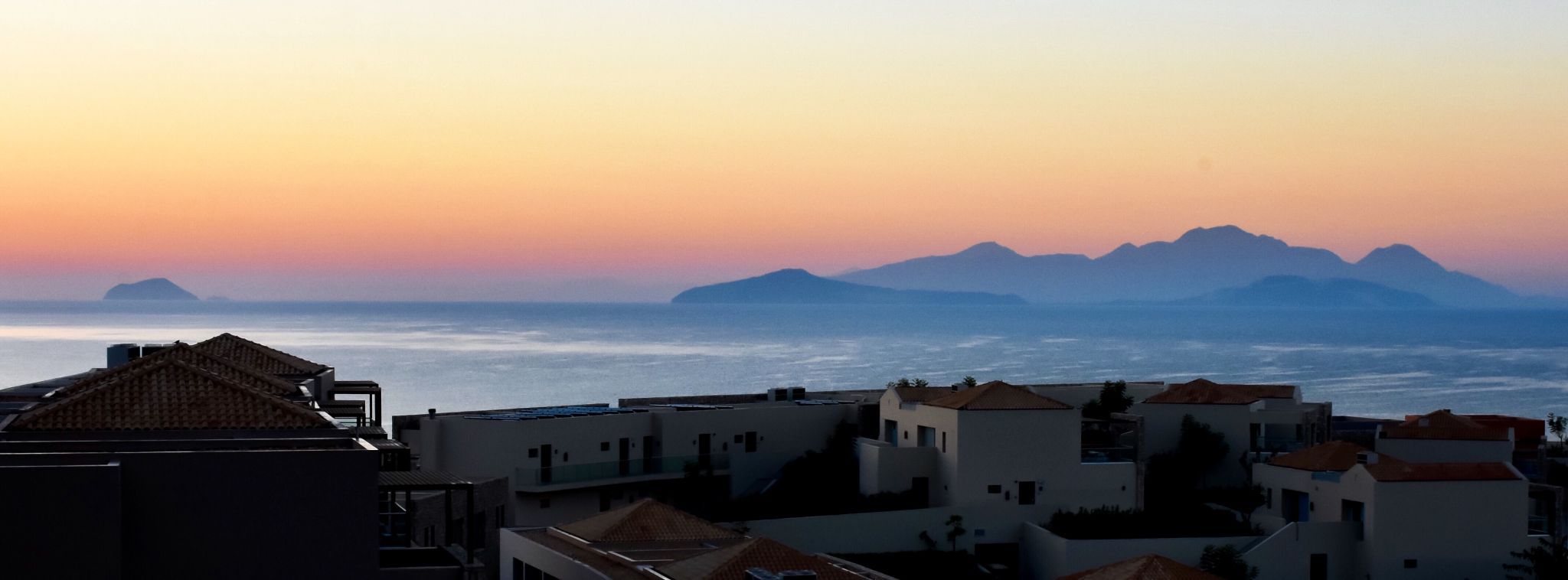 Sunrise on the mediterranean, Greece