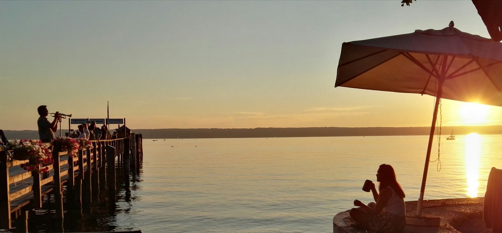 Trumpet Serenade at Ammersee, Germany