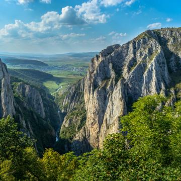 Turda gorge, top view, Romania