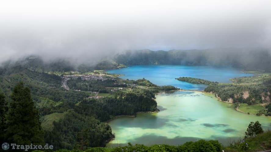 View from the Ghost Hotel over Sete Cidades