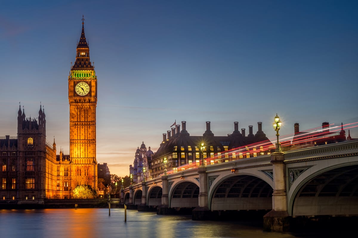 Westminster Bridge and Big Ben, London, United Kingdom