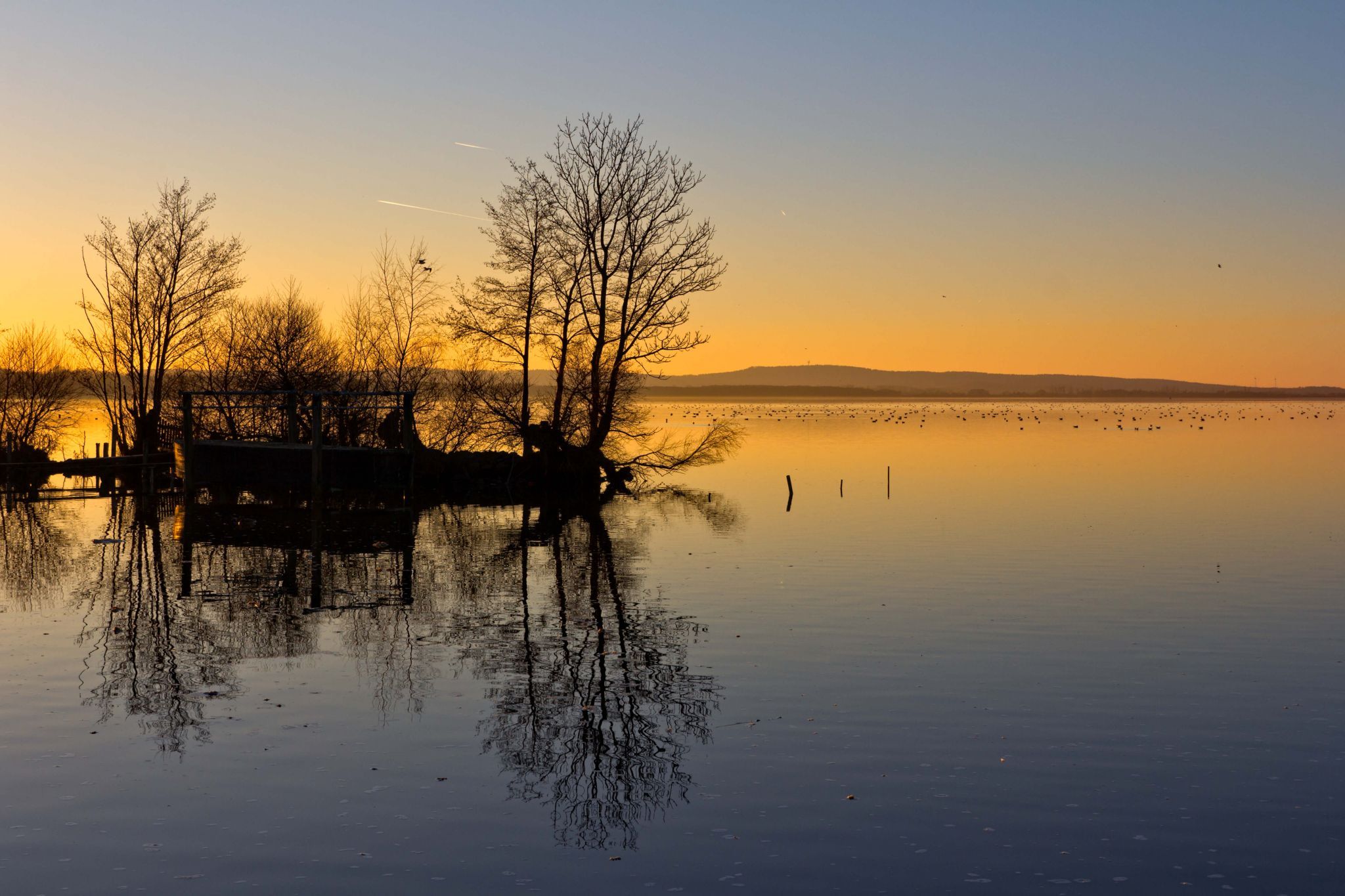 Promenade along Lake Steinhude, Germany