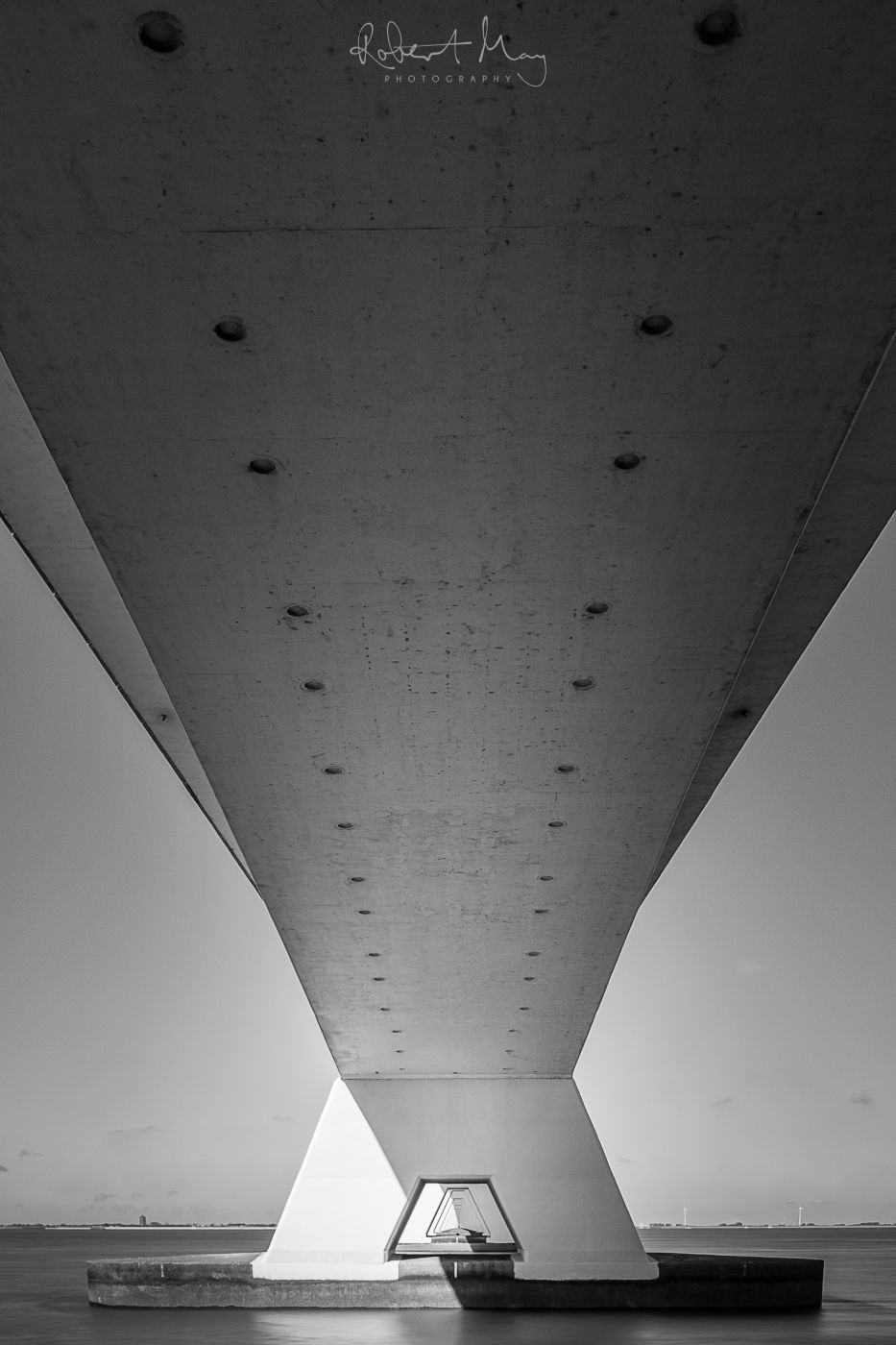 Zeeland Bridge Oosterschelde, Netherlands