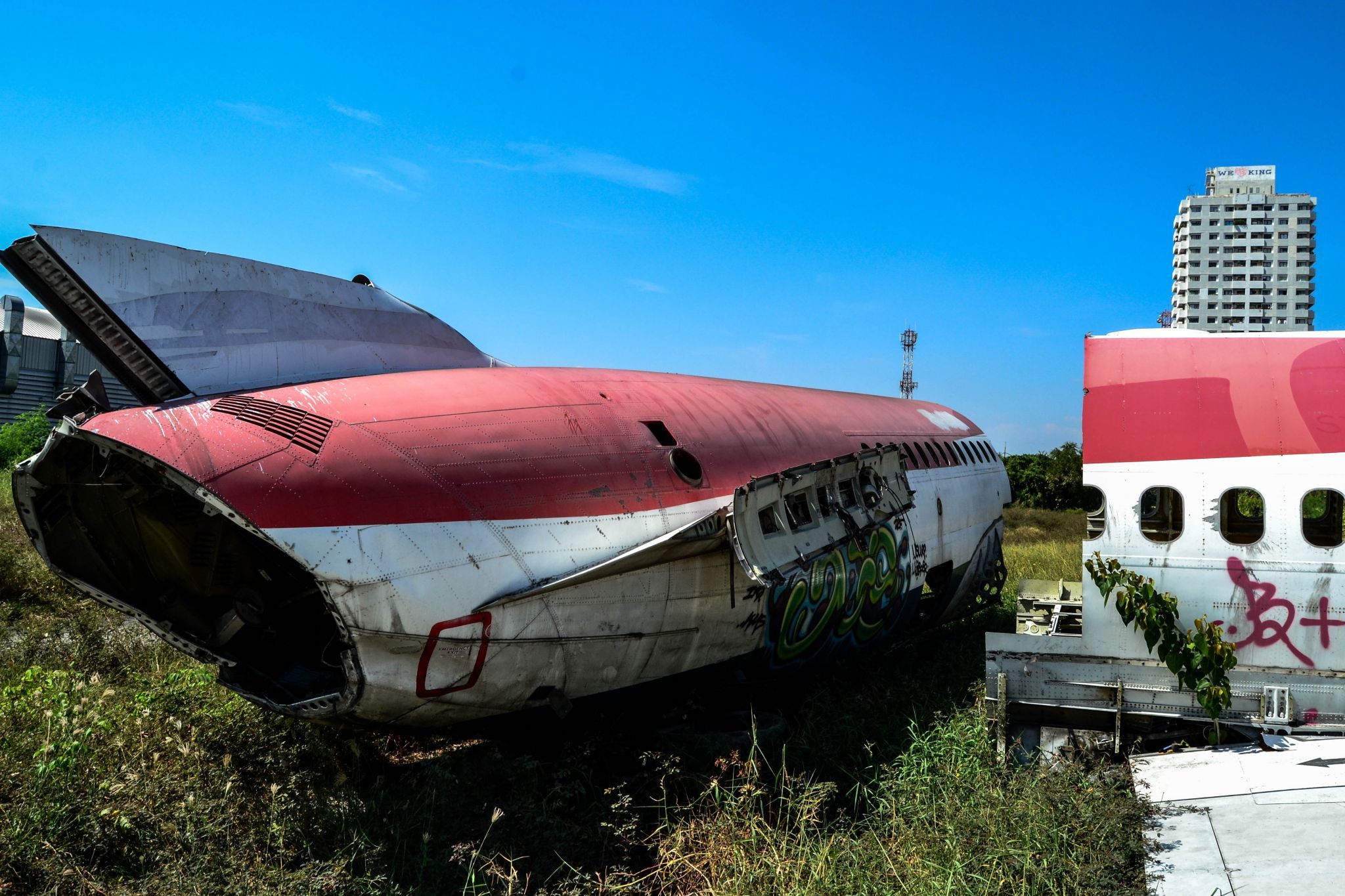 Airplane graveyard, Thailand