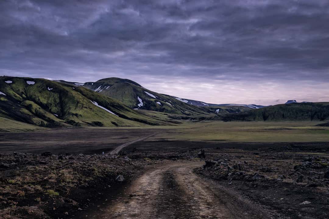 One of the dirt tracks towards Landmannalaugar with quite a few rivers you have to pass with your car.