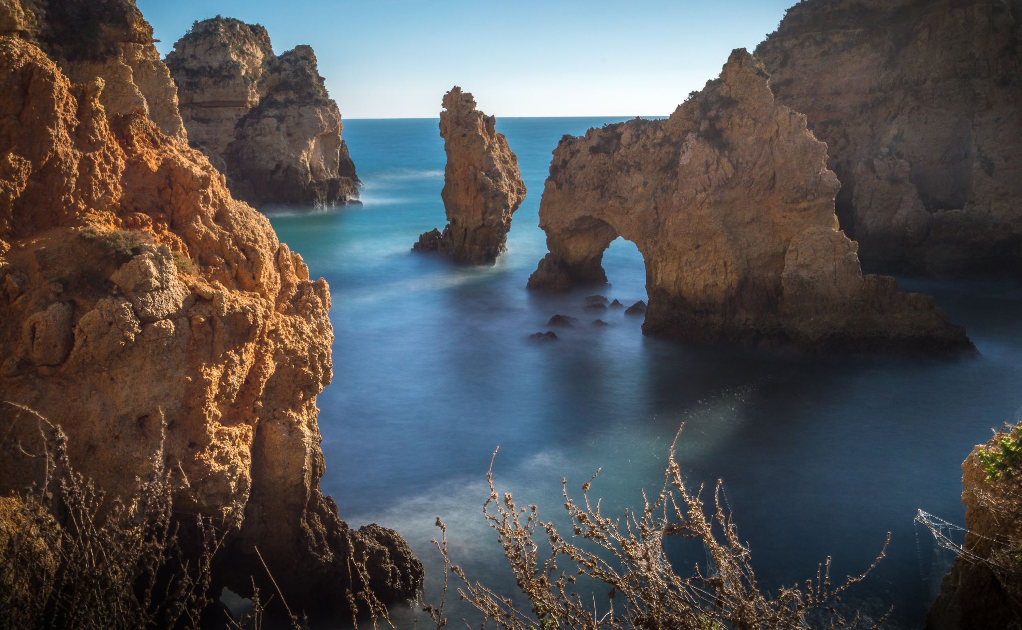 View from the Stairs on Ponta da Piedade, Lagos, Portugal