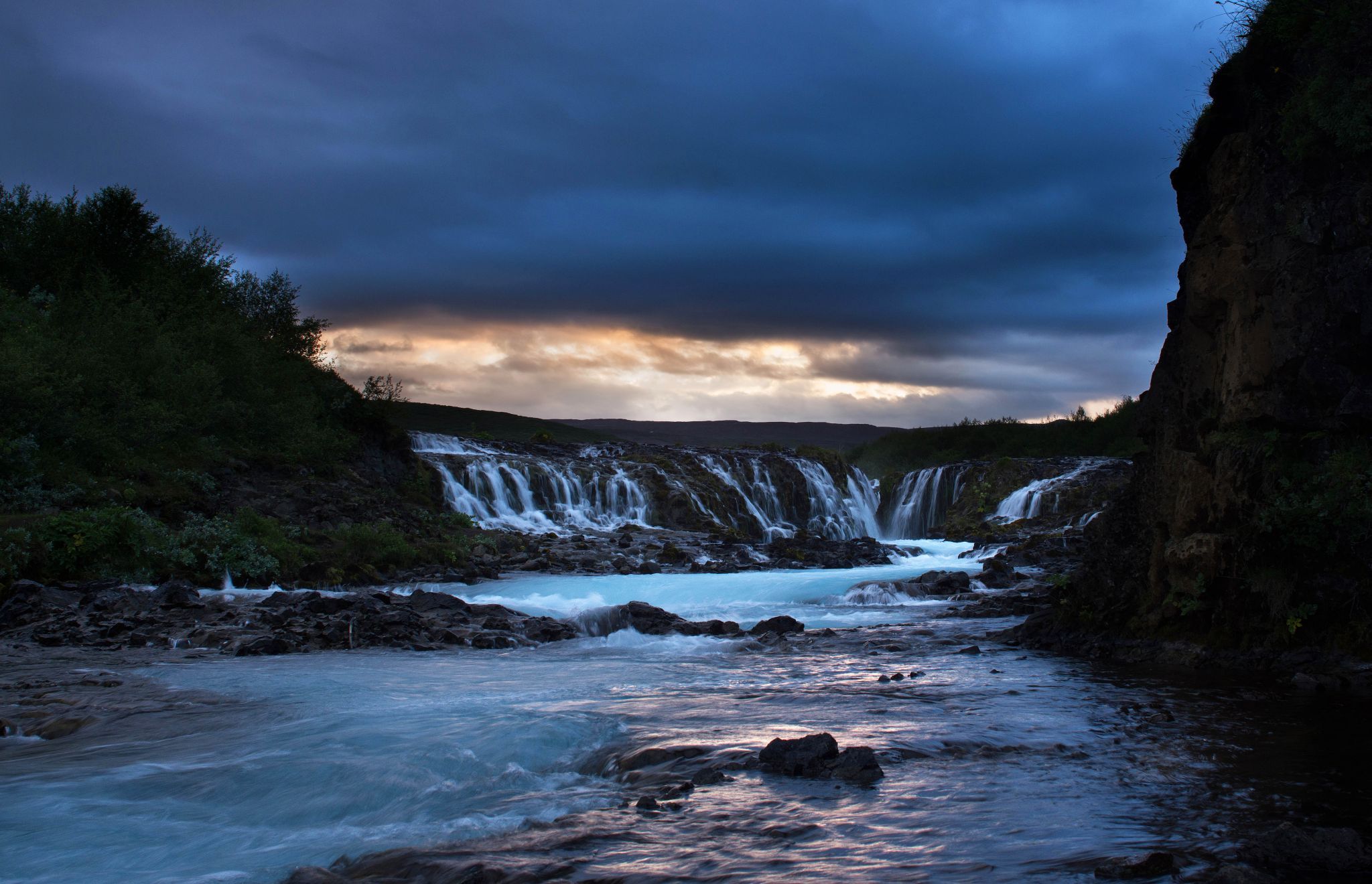 Bruarfoss Waterfall, Iceland