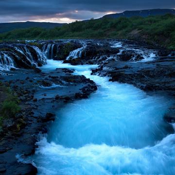 Bruarfoss Waterfall, Iceland