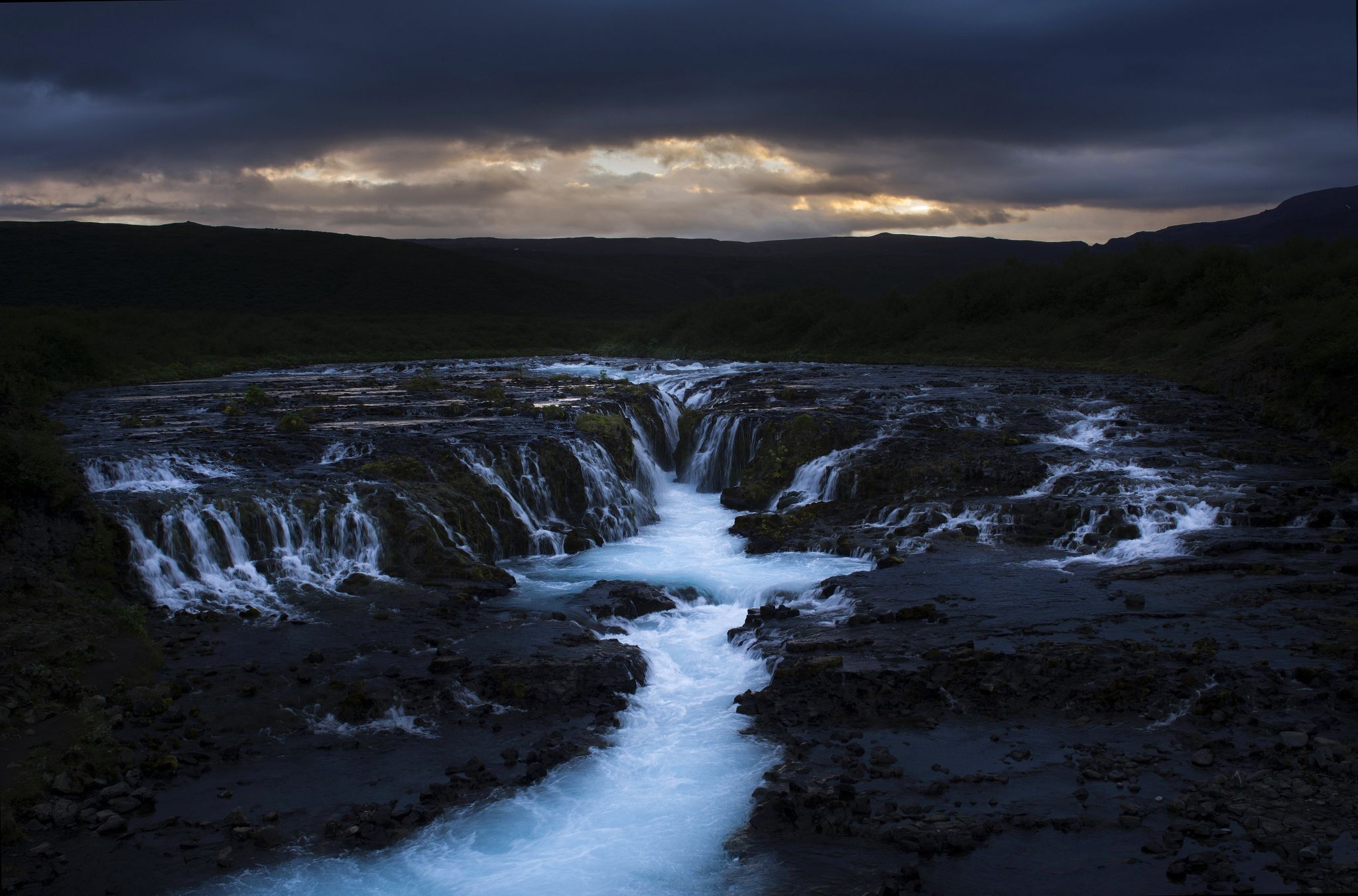 Bruarfoss Waterfall, Iceland