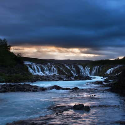 Bruarfoss Waterfall, Iceland