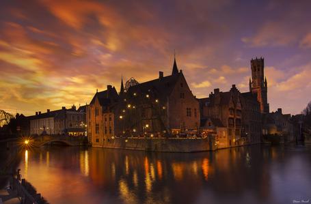 Typical view of Bruges