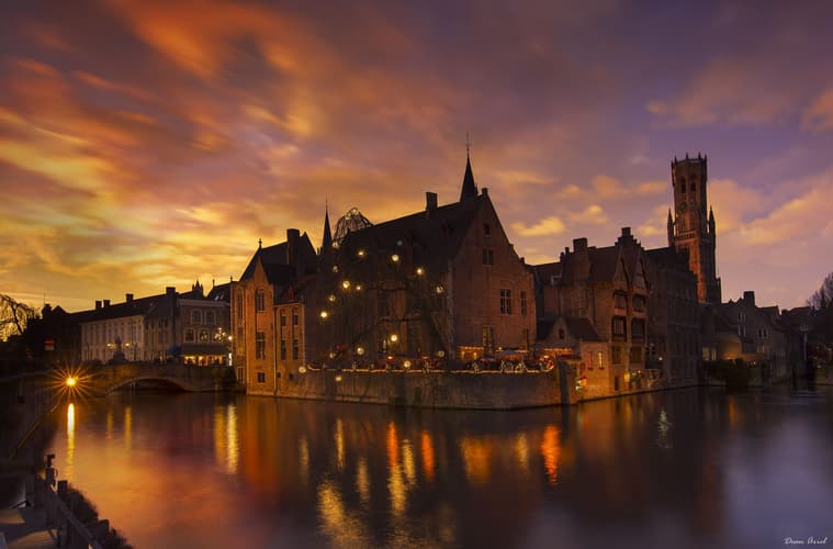 Typical view of Bruges