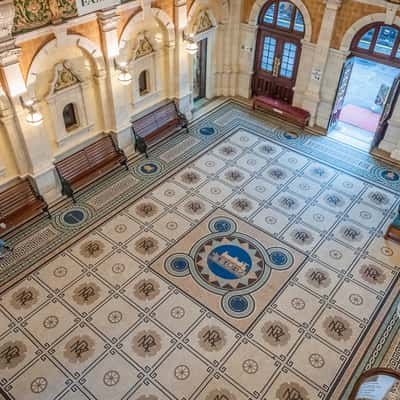 Dunedin Railway Station waiting hall, New Zealand