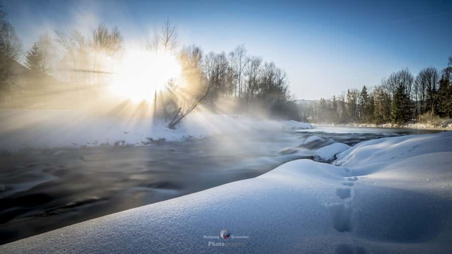 Isar Rapids close to Lenggries