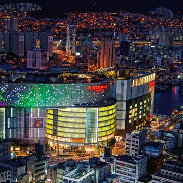 LOTTE Mall from Busan Tower, South Korea