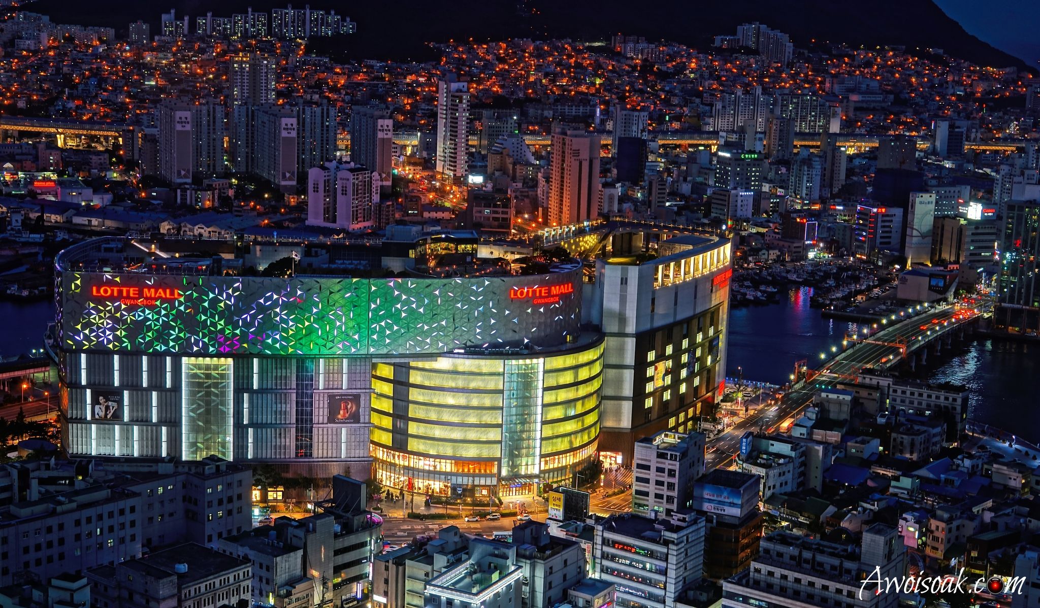 LOTTE Mall from Busan Tower, South Korea