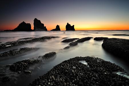 Motukikie Rocks, West Coast New Zealand